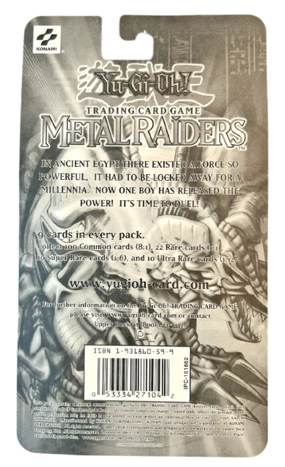 Yu-Gi-Oh! True 1st Edition Metal Raiders Blister Pack (2002)