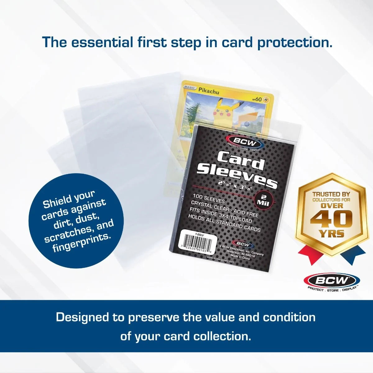 BCW Standard Card Sleeves (Penny Sleeves)
