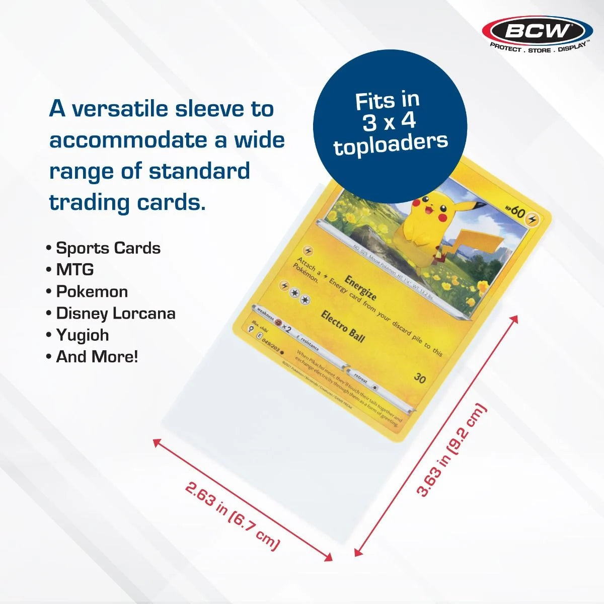 BCW Standard Card Sleeves (Penny Sleeves)