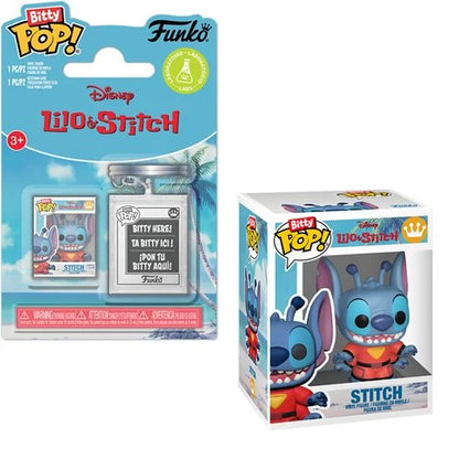 Lilo & Stitch 626 Funko Bitty Pop! Mini-Figure and Key Chain Case