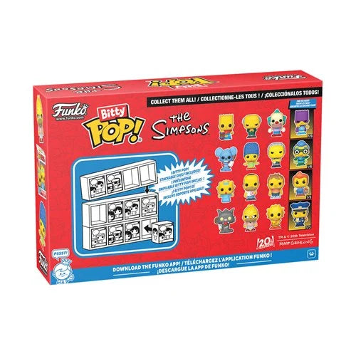 The Simpsons Bart Simpson Funko Bitty Pop! Mini-Figure 4-Pack