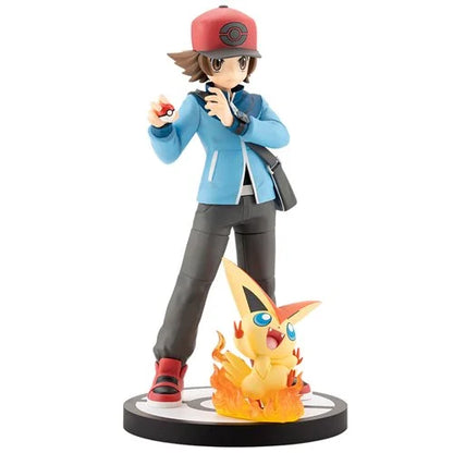 Pokemon Hilbert with Victini ArtFX J 1:8 Scale Statue
