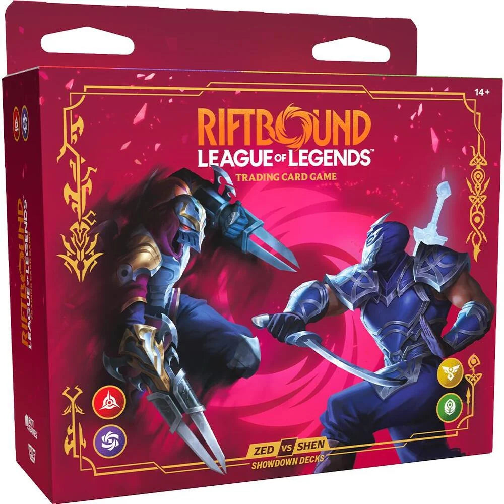 Riftbound League of Legends TCG - Vendetta Showdown Decks - Zed vs Shen