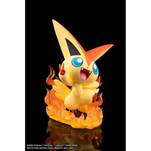 Pokemon Hilbert with Victini ArtFX J 1:8 Scale Statue