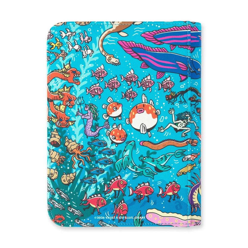 Vault X: Exo-Tec 4-Pocket: Artist Edition - Water: Osare Zip Binder
