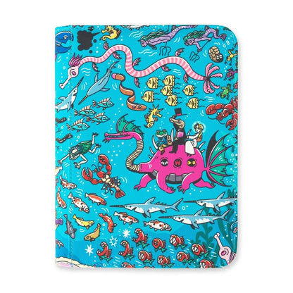 Vault X: Exo-Tec 4-Pocket: Artist Edition - Water: Osare Zip Binder