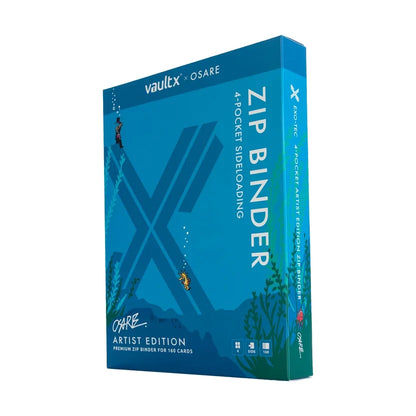 Vault X: Exo-Tec 4-Pocket: Artist Edition - Water: Osare Zip Binder