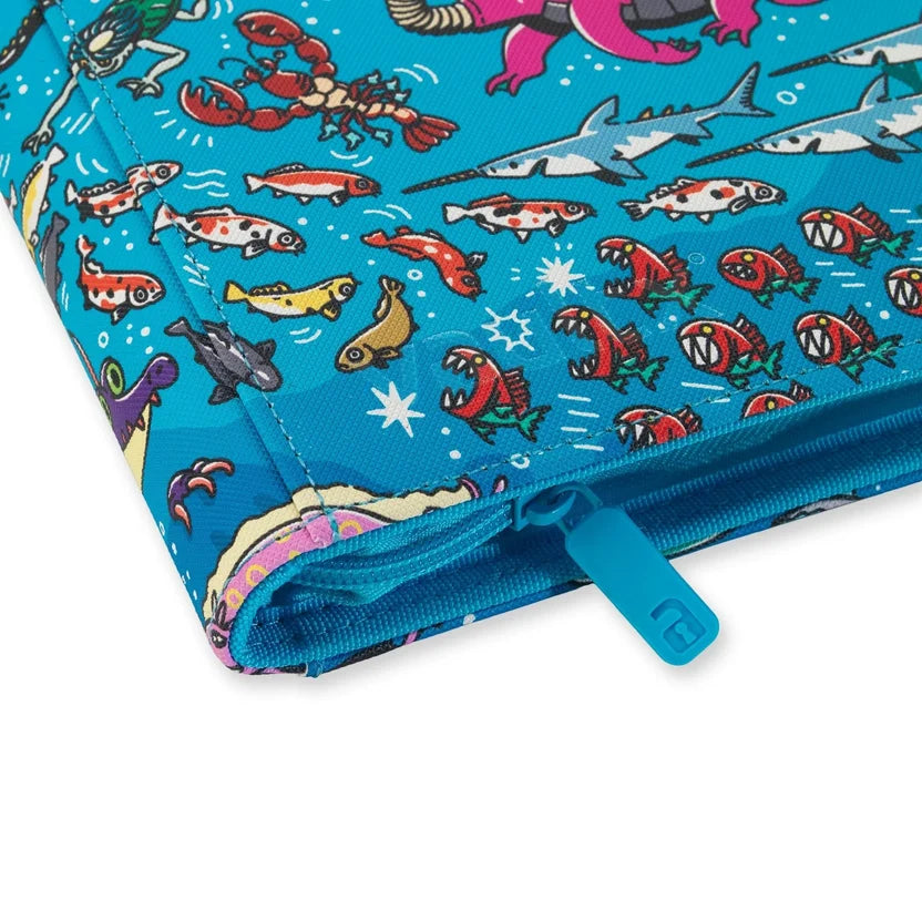 Vault X: Exo-Tec 4-Pocket: Artist Edition - Water: Osare Zip Binder