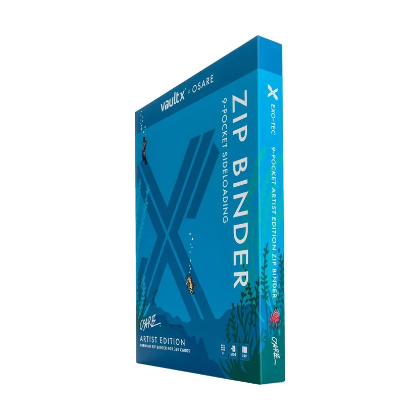 Vault X: Exo-Tec 9-Pocket: Artist Edition - Water: Osare Zip Binder