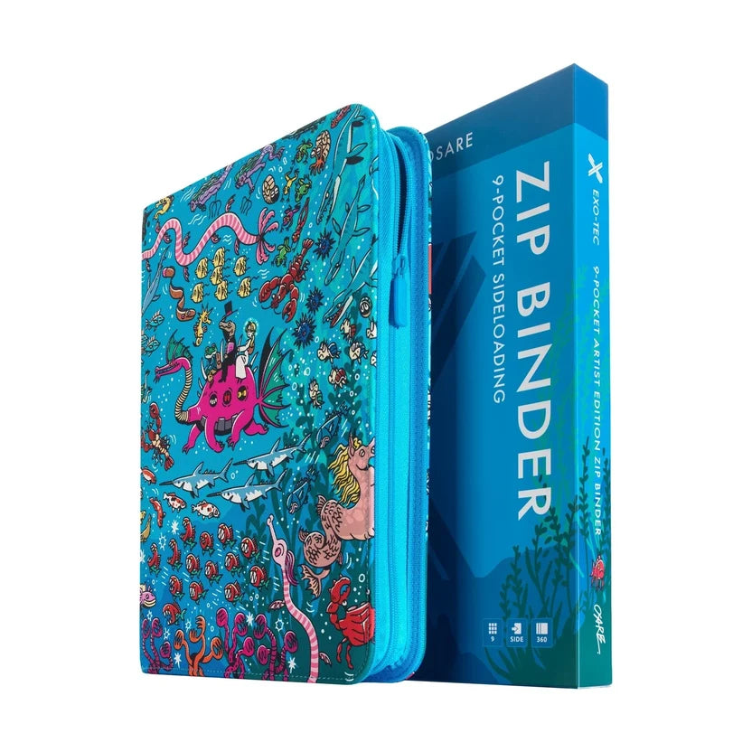 Vault X: Exo-Tec 9-Pocket: Artist Edition - Water: Osare Zip Binder