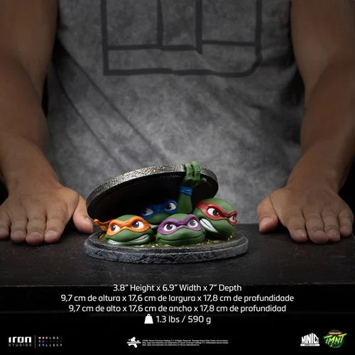 Teenage Mutant Ninja Turtles (1990) Movie Poster Sewer MiniCo Vinyl Figure - Entertainment Earth Exclusive