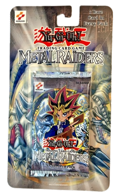 Yu-Gi-Oh! True 1st Edition Metal Raiders Blister Pack (2002)
