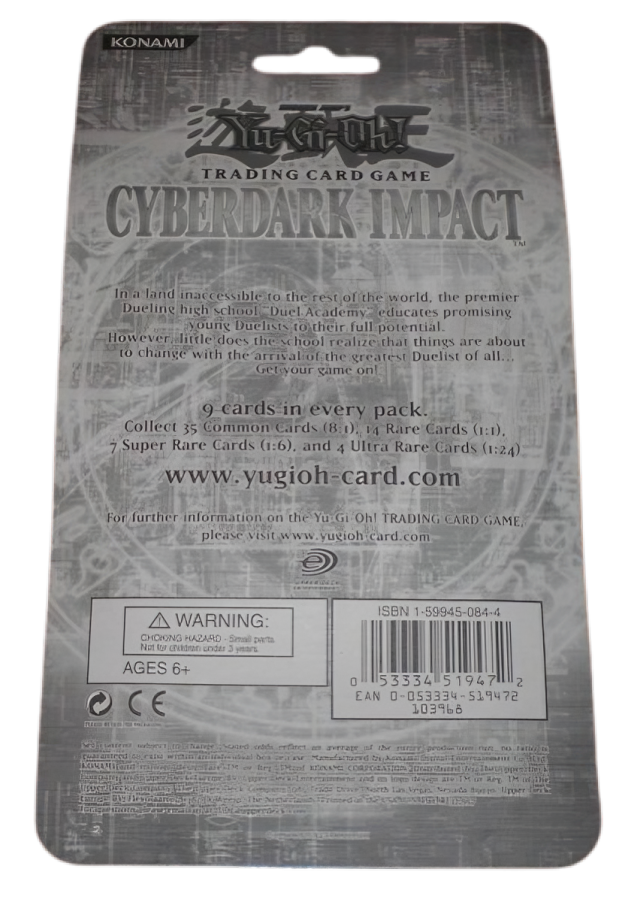 Yu-Gi-Oh! True 1st Edition Cyberdark Impact Blister Pack (2006)