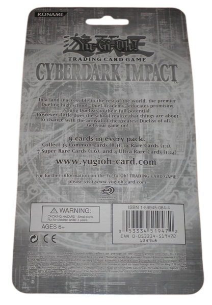 Yu-Gi-Oh! True 1st Edition Cyberdark Impact Blister Pack (2006)