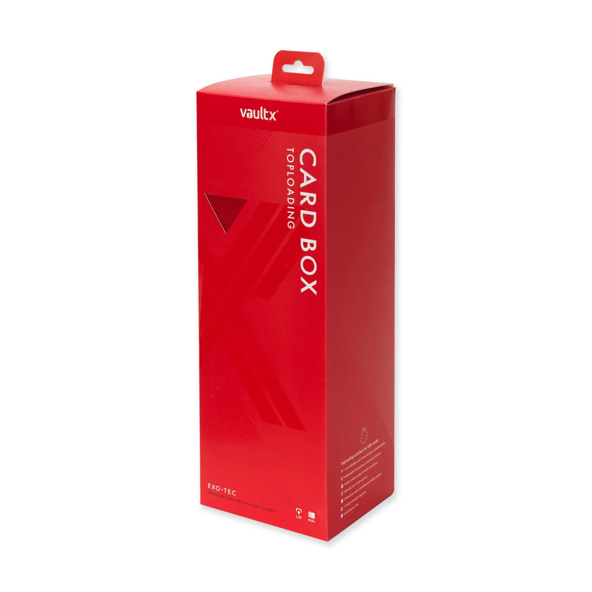 Vault X: Exo-Tec 450+ Card Box Red