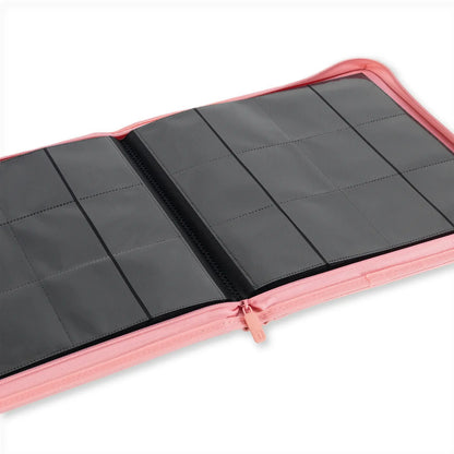 Vault X: Exo-Tec 12-Pocket - Drops Zip Binder Pink