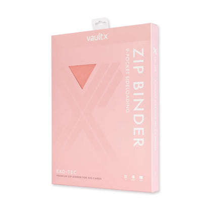Vault X: Exo-Tec 9-Pocket - Drops Zip Binder Pink