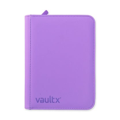 Vault X: Exo-Tec 4-Pocket - Drops Zip Binder Purple