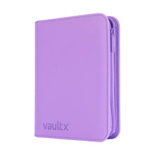 Vault X: Exo-Tec 4-Pocket - Drops Zip Binder Purple