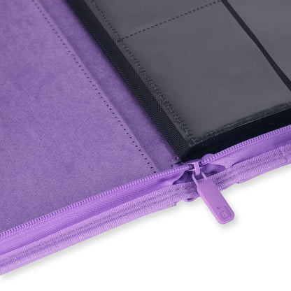 Vault X: Exo-Tec 4-Pocket - Drops Zip Binder Purple