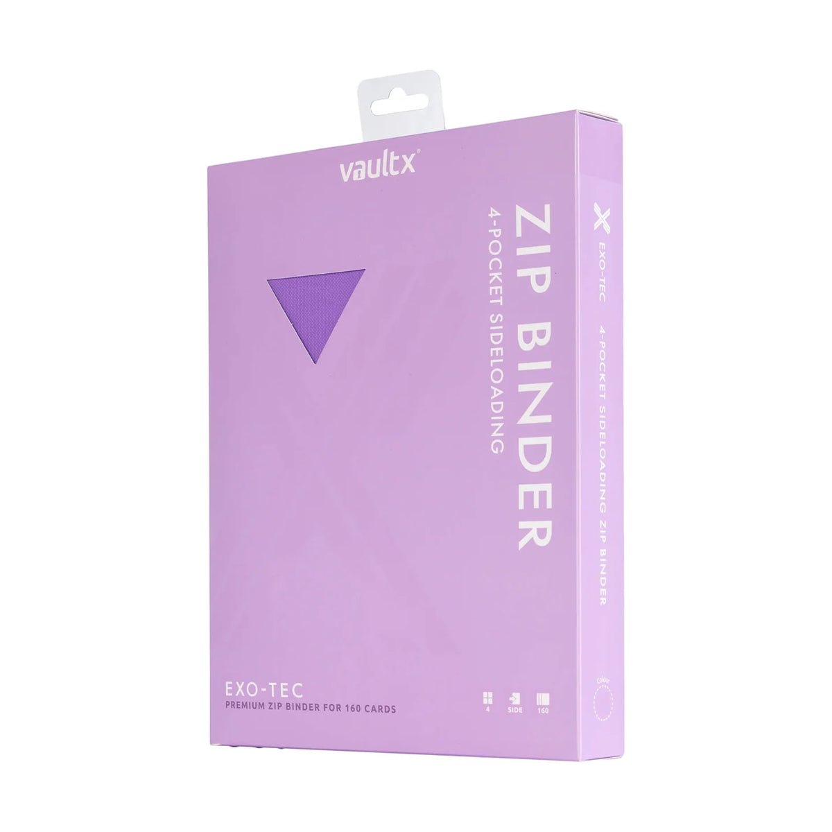 Vault X: Exo-Tec 4-Pocket - Drops Zip Binder Purple