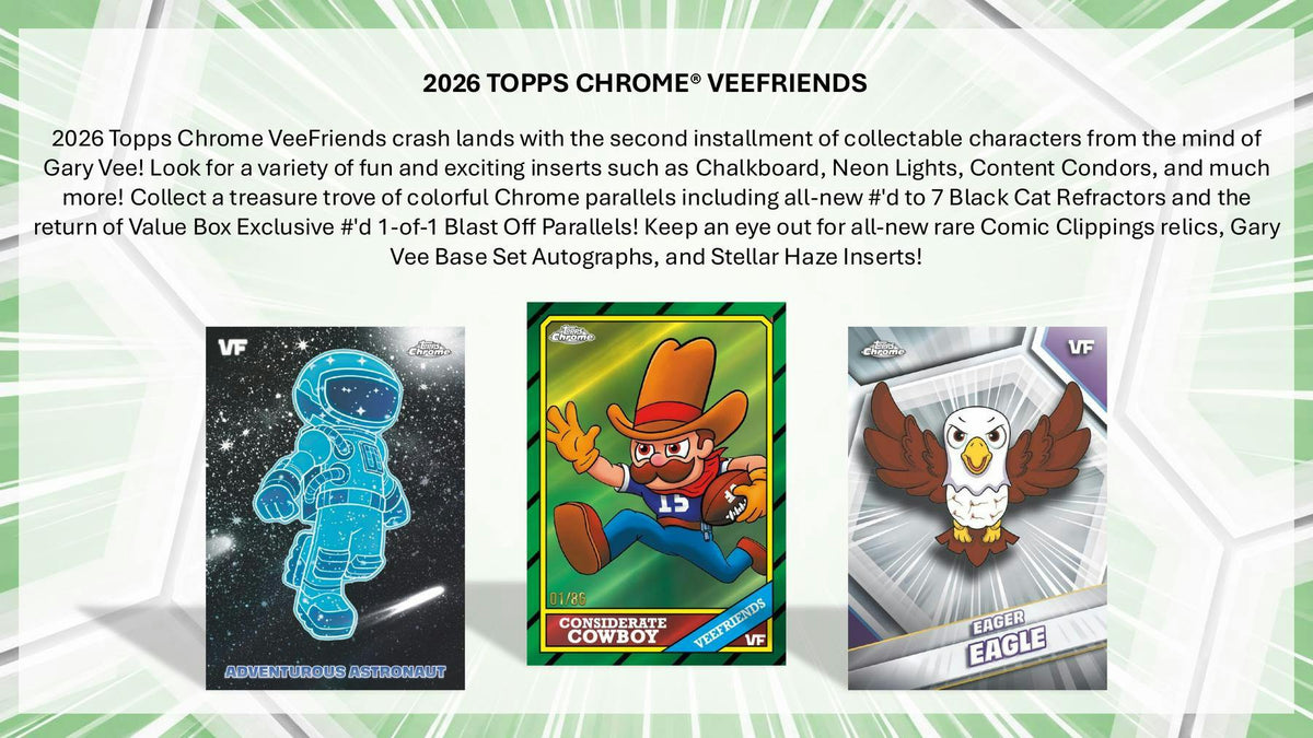 2026 Topps Chrome VeeFriends Hobby Box