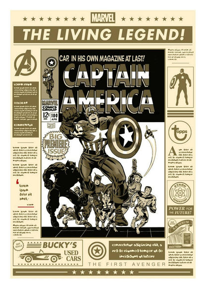 2026 Topps Marvel Brooklyn Collection Captain America Hobby Box