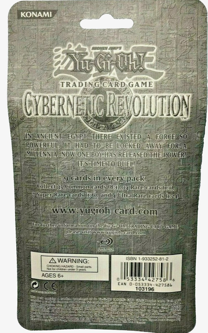 Yu-Gi-Oh! True 1st Edition Cybernetic Revolution Blister Pack (2005)