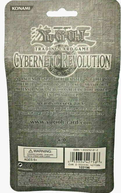 Yu-Gi-Oh! True 1st Edition Cybernetic Revolution Blister Pack (2005)