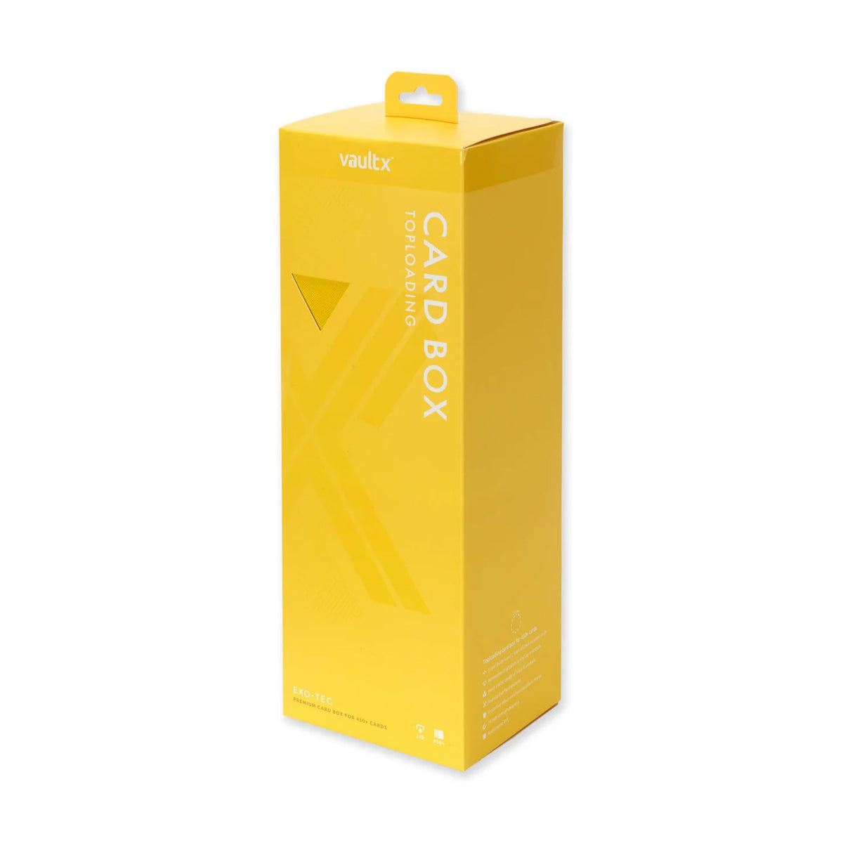 Vault X: Exo-Tec 450+ Card Box Yellow