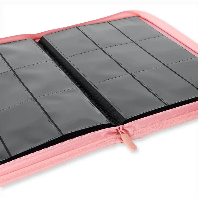 Vault X: Exo-Tec 9-Pocket - Drops Zip Binder Pink