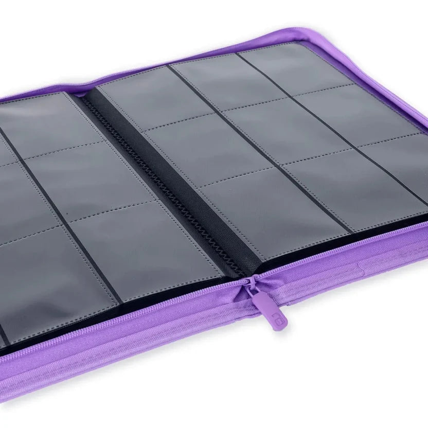 Vault X: Exo-Tec 9-Pocket - Drops Zip Binder Purple